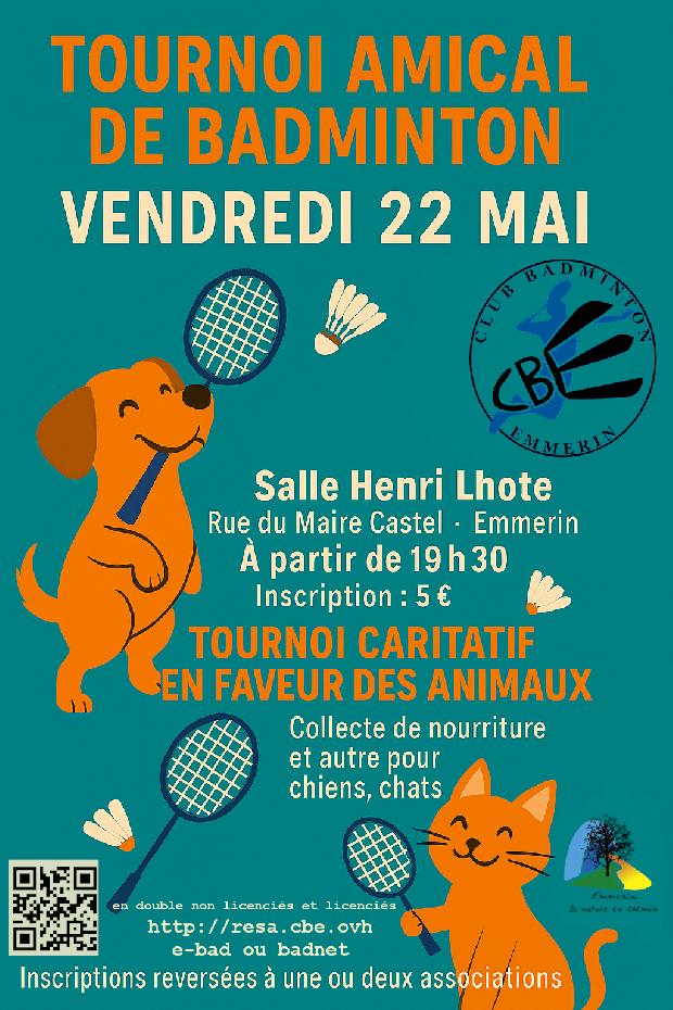 TOURNOI AMICAL EN FAVEUR DES WOUFS & MAOUS (19H30 - 01H00)